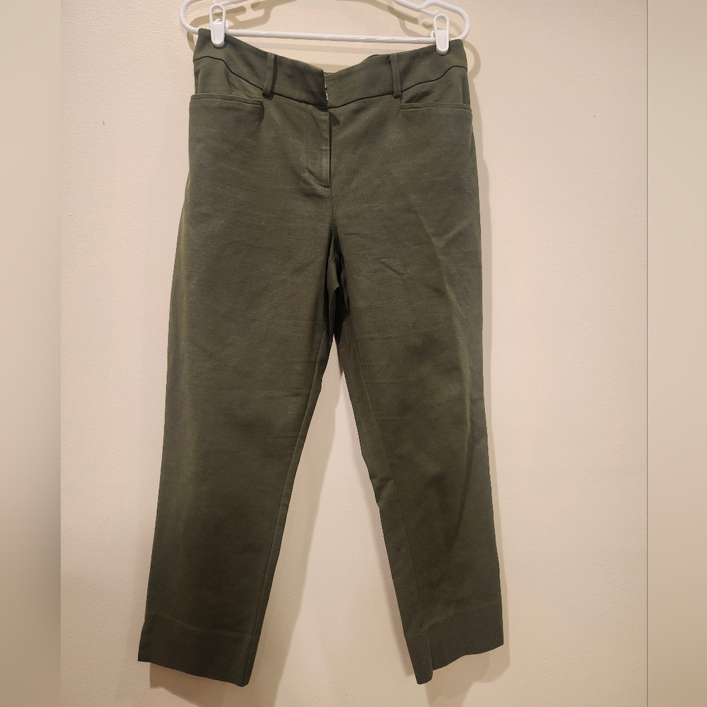 Loft, size 8, olive green